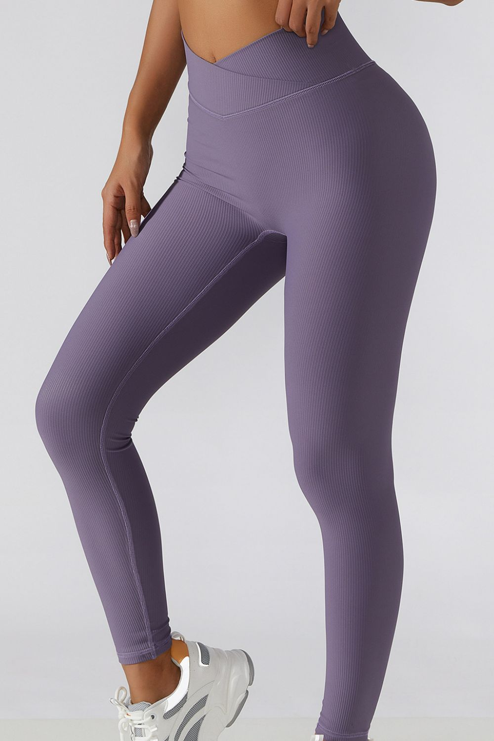 Crossover Waist Yoga Leggings