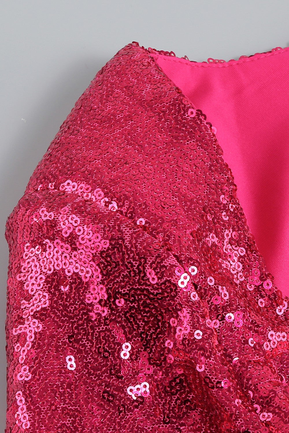 Sequin Sweetheart Neck Feather Hem Mini Dress
