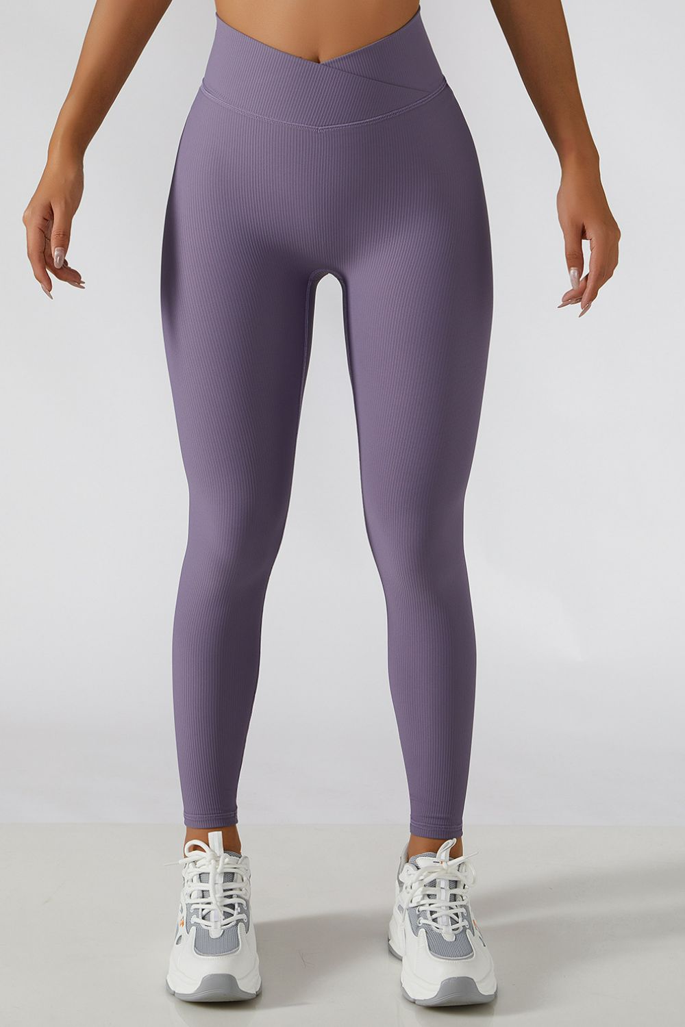 Crossover Waist Yoga Leggings