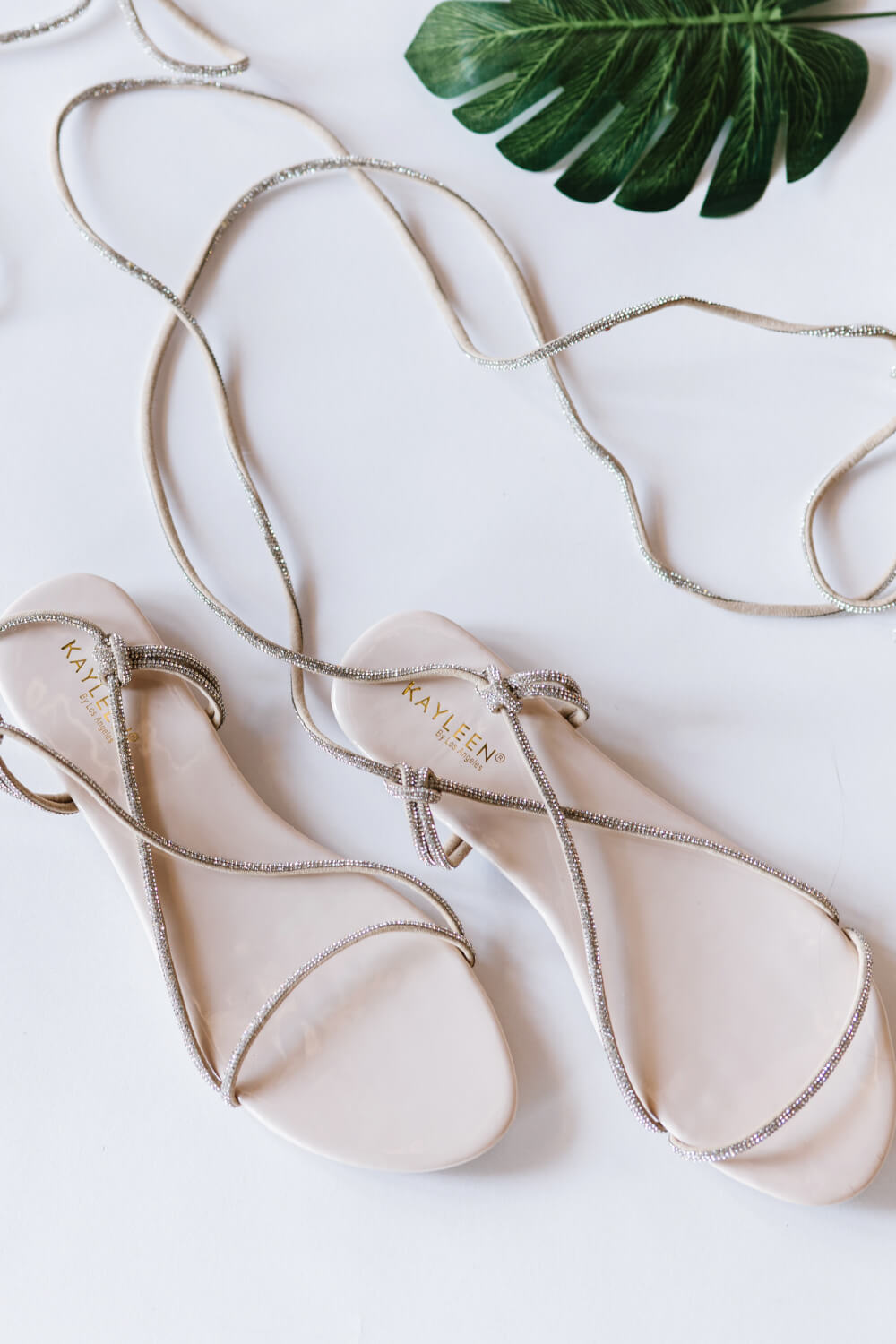 KAYLEEN Darling Diva Strappy Rhinestone Sandals