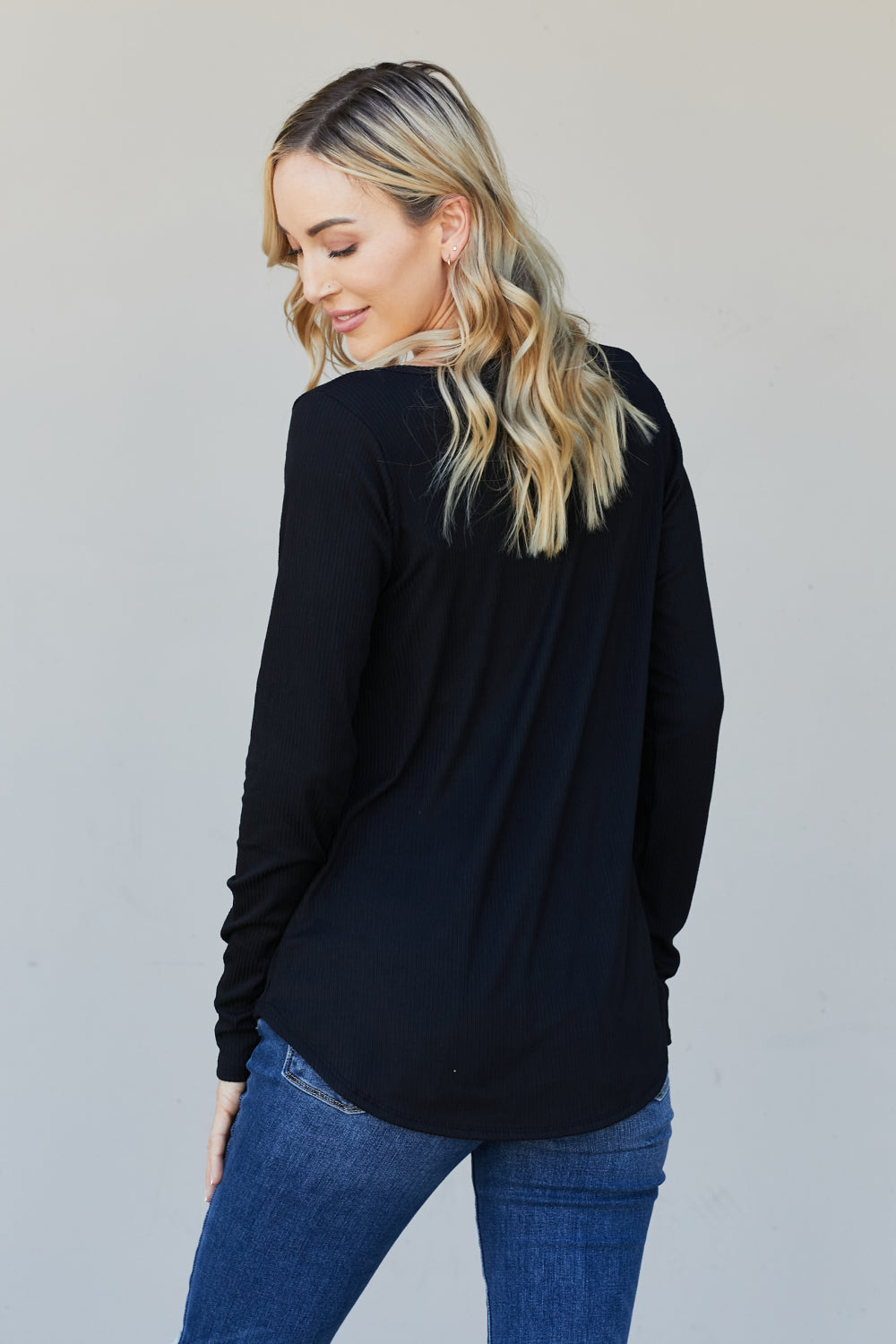 Heimish Full Size Scoop Neck Long Sleeve Top