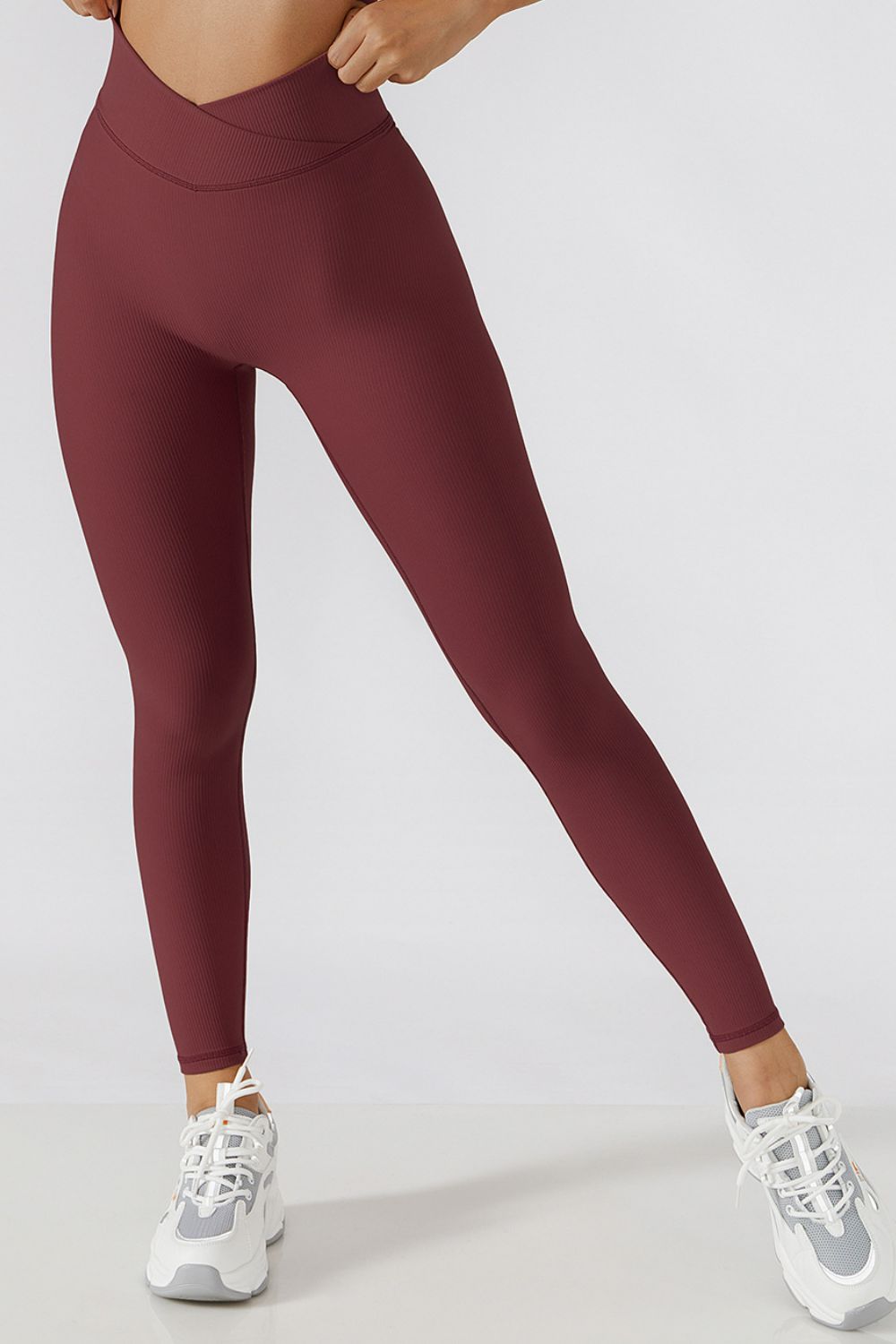 Crossover Waist Yoga Leggings