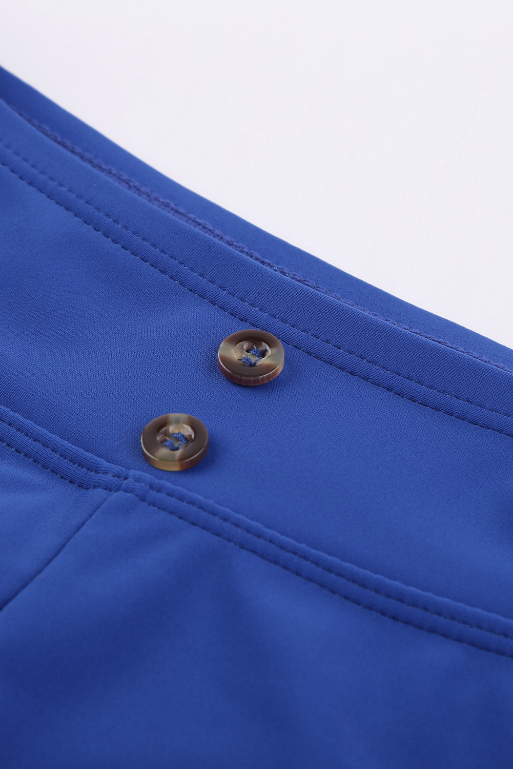 Eyelets Waistband Swim Boyshorts