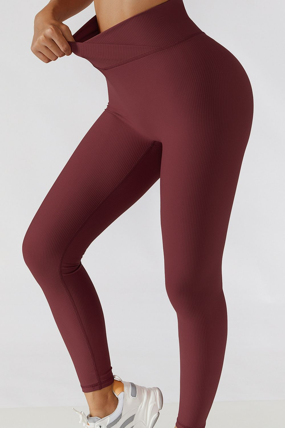 Crossover Waist Yoga Leggings