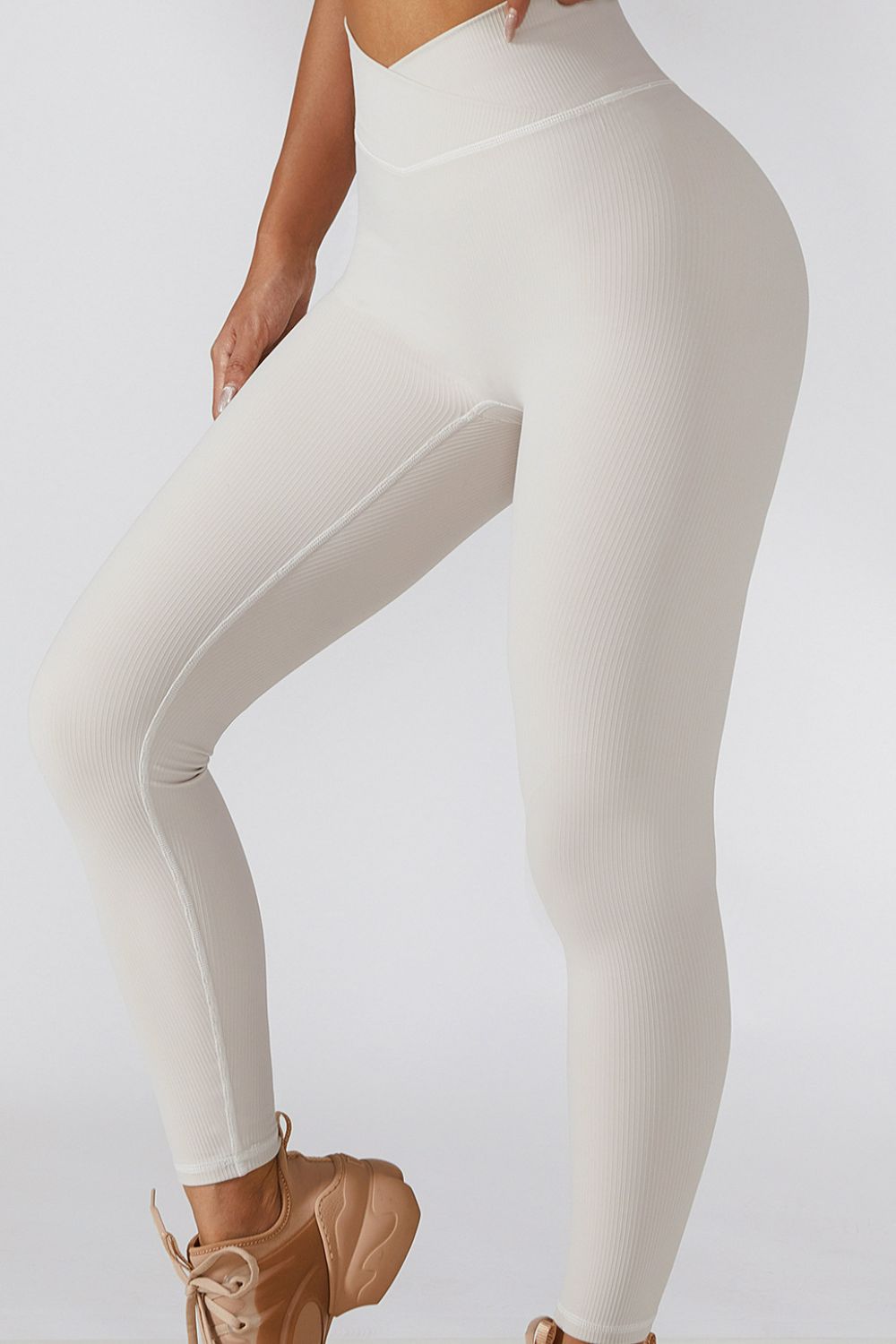 Crossover Waist Yoga Leggings
