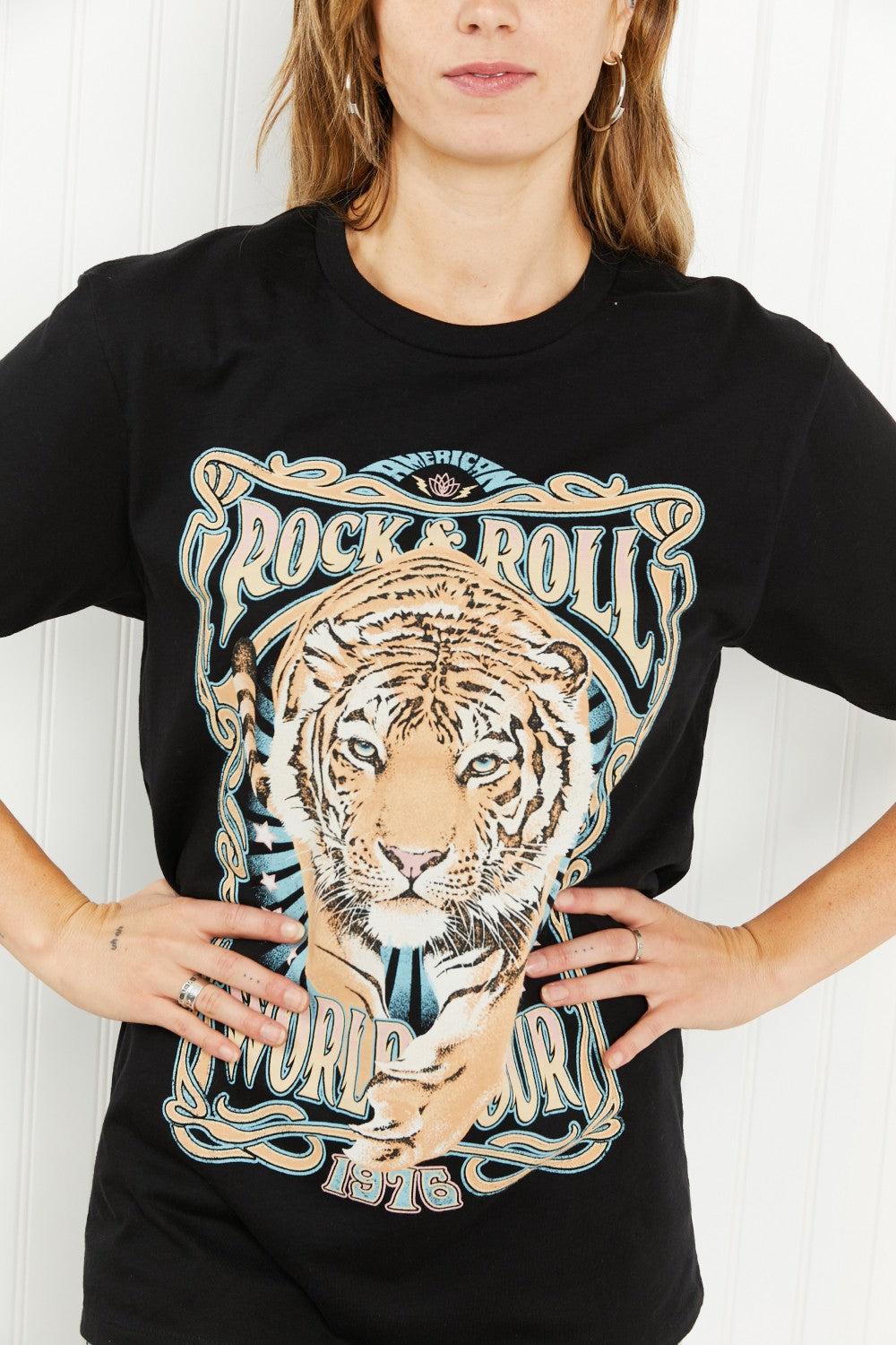 Lotus Fashion Rock & Roll World Tour 1976 Graphic Tee