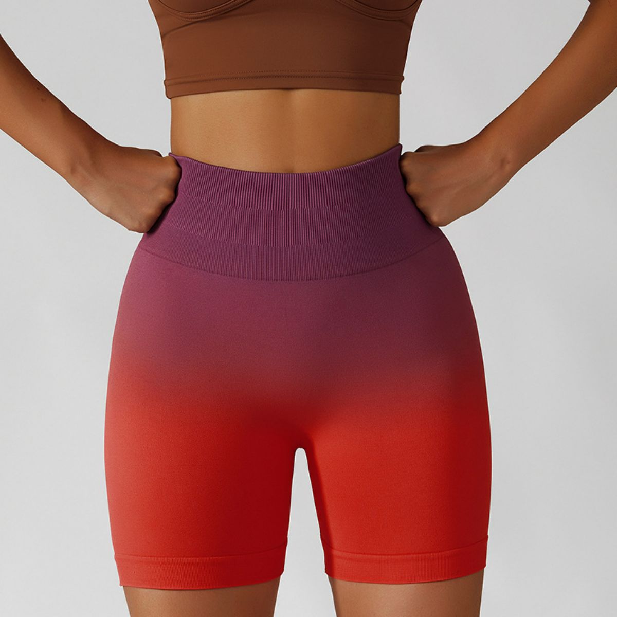 Gradient Seamless Biker Shorts