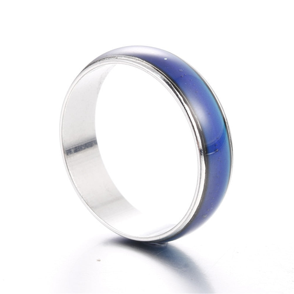 Classic Temperature Change Color Mood Ring Hot Sale Jewelry Smart Discolor Rings Best Gift For Friends Free Shipping