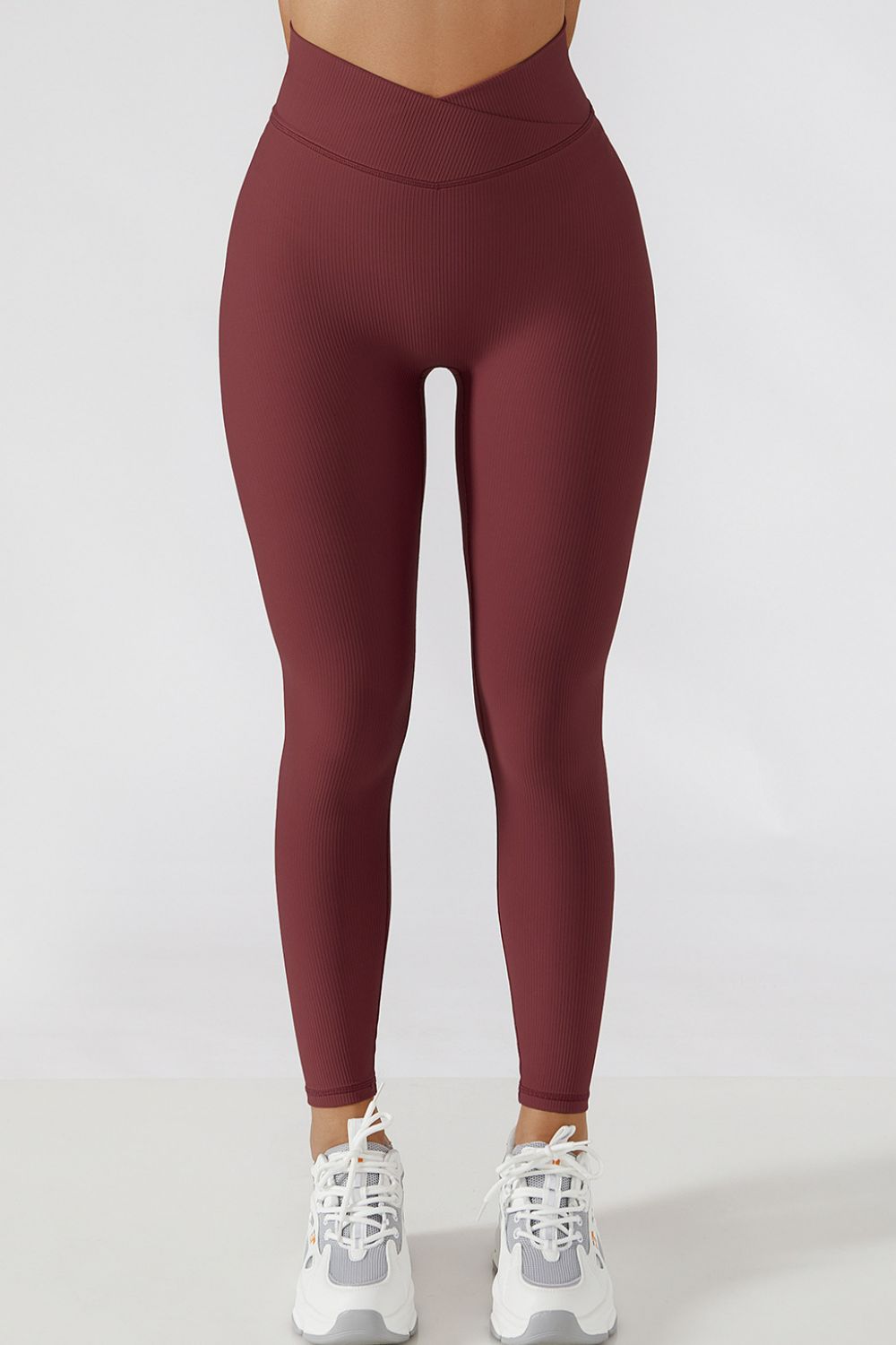 Crossover Waist Yoga Leggings
