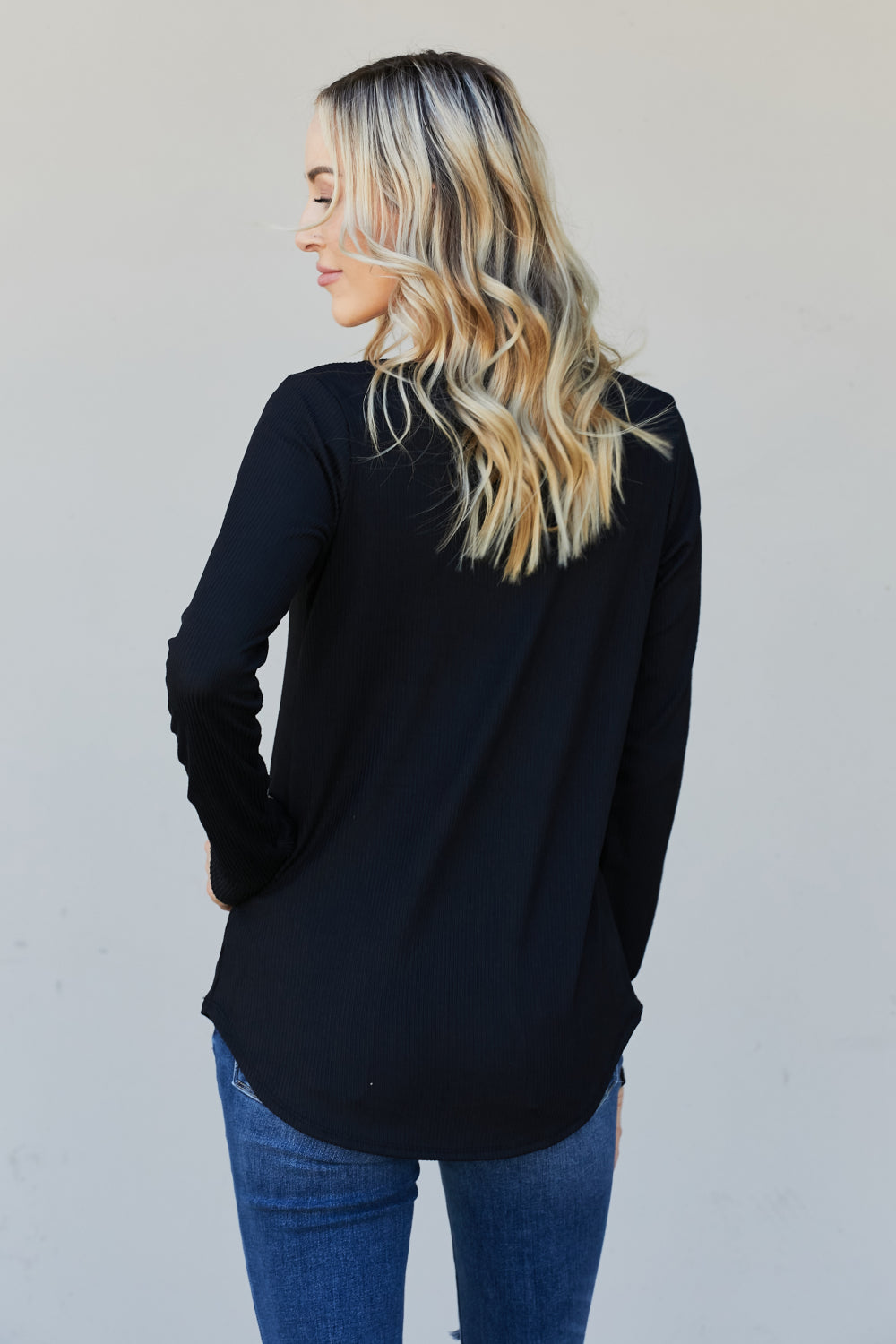 Heimish Full Size Scoop Neck Long Sleeve Top