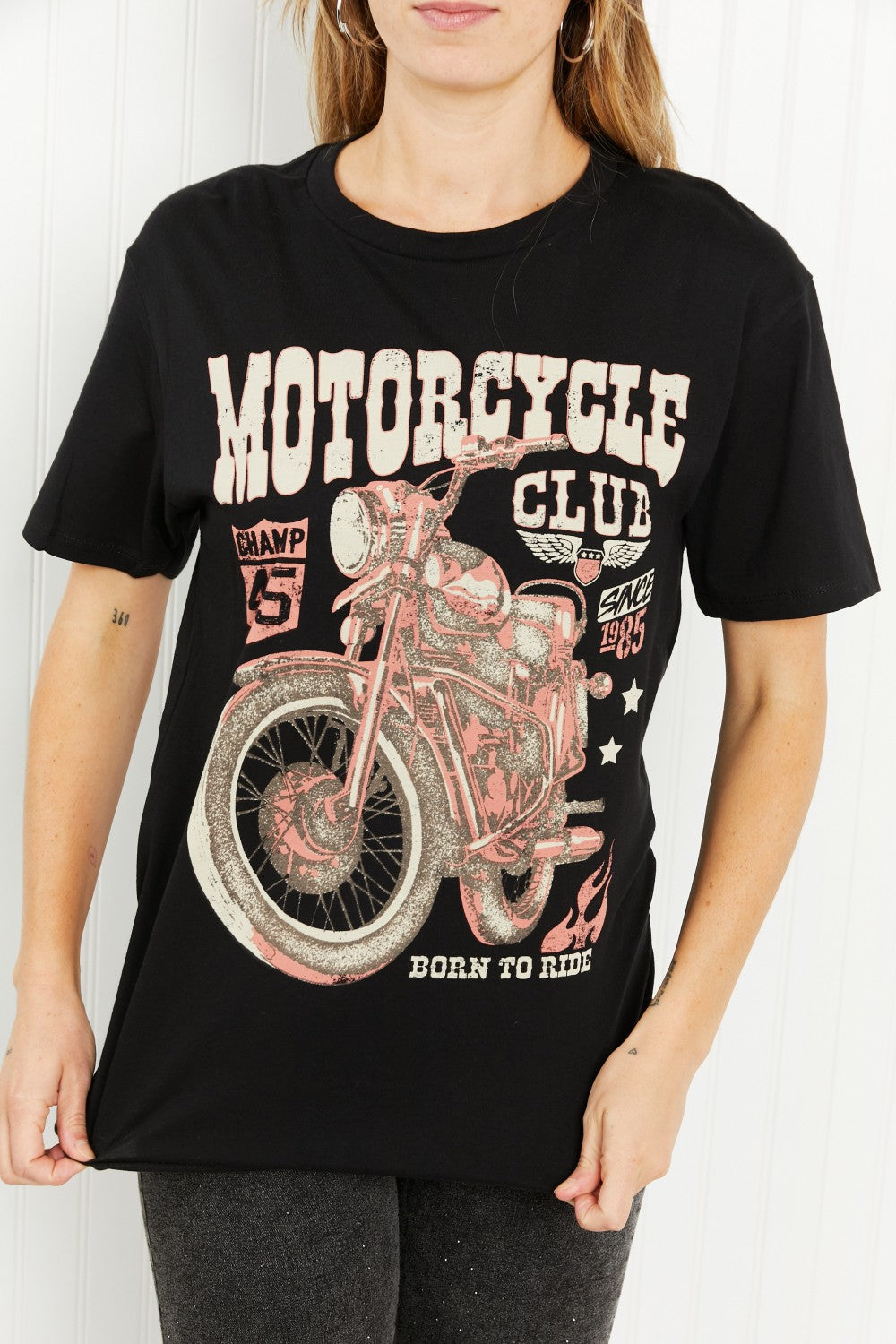 Lotus Fashion Motorcycle Club Graphic Tee
