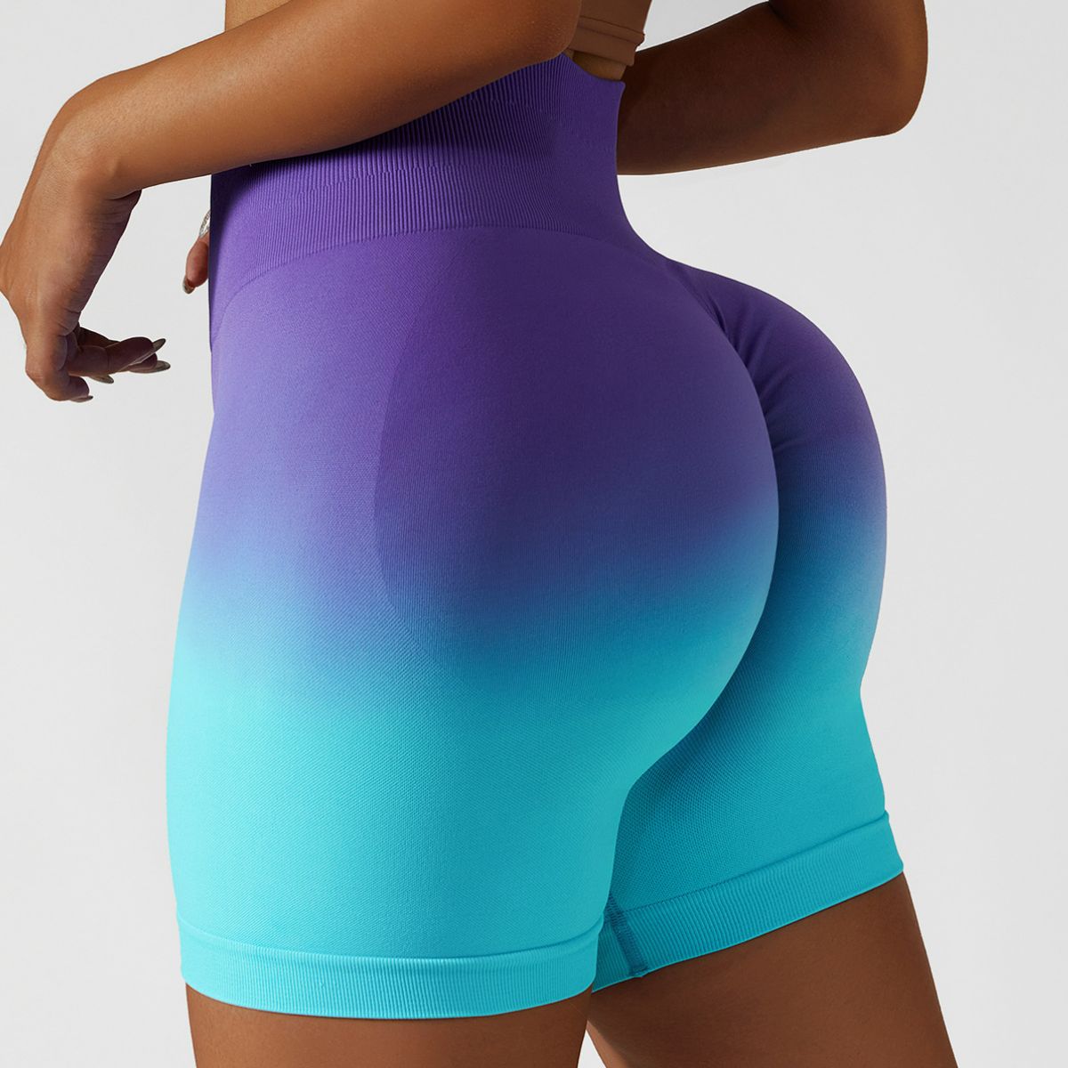 Gradient Seamless Biker Shorts