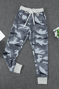 Camo Print Knit Joggers
