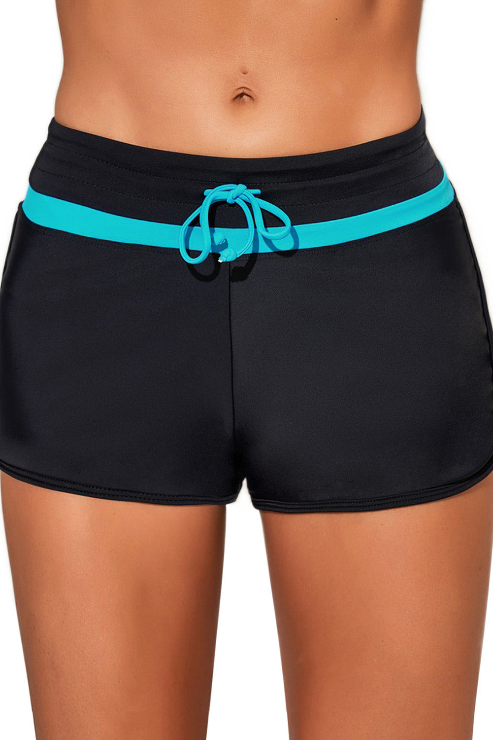 Drawstring Elastic Waist Shorts