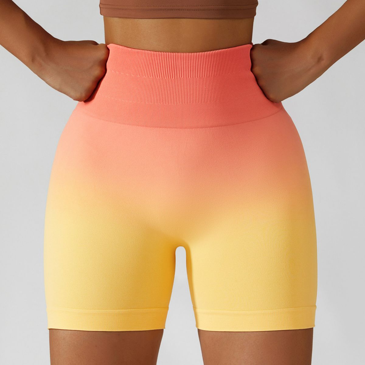 Gradient Seamless Biker Shorts