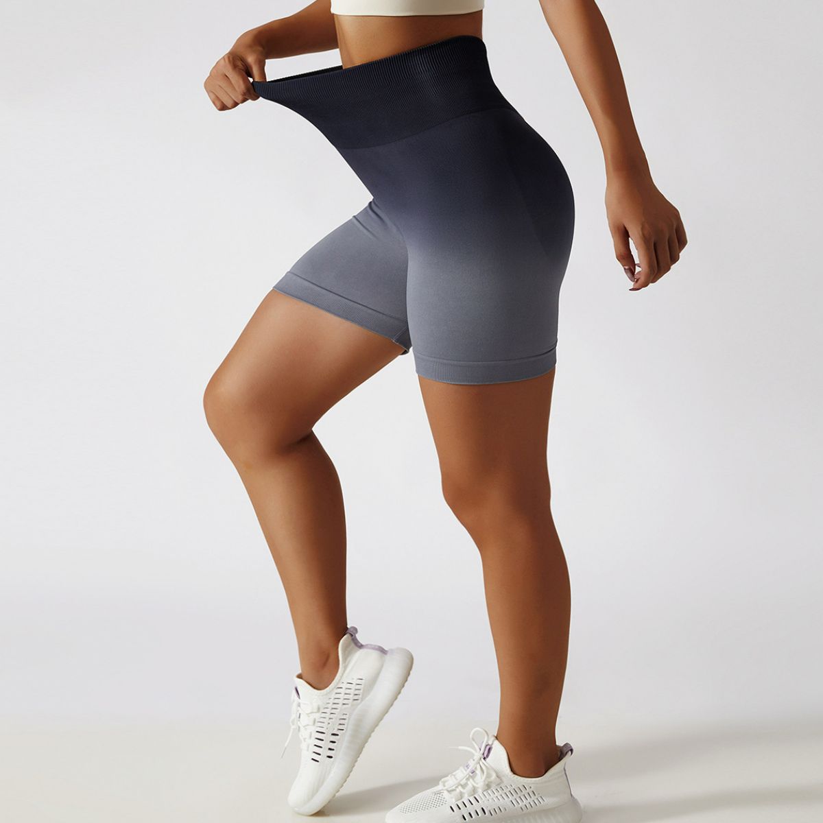 Gradient Seamless Biker Shorts