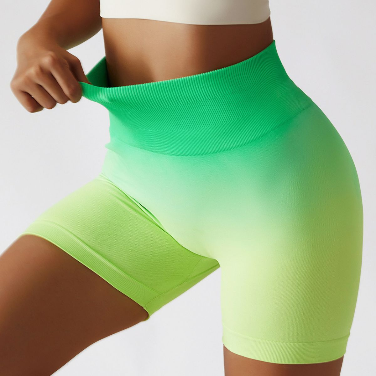 Gradient Seamless Biker Shorts