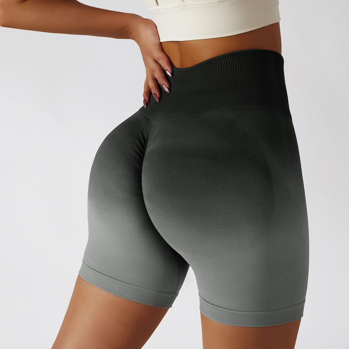 Gradient Seamless Biker Shorts