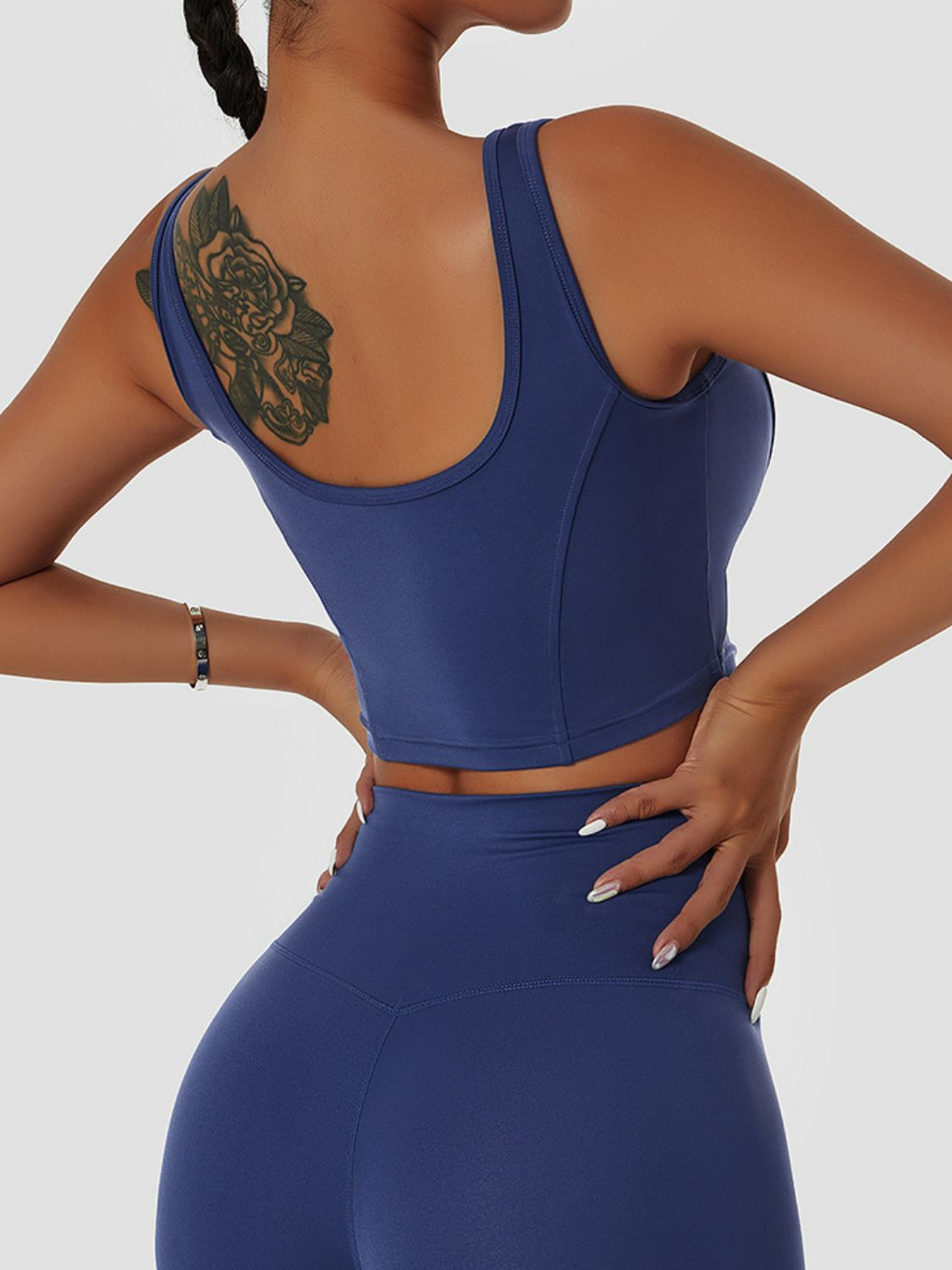 Breathable Seam Detail Sports Bra