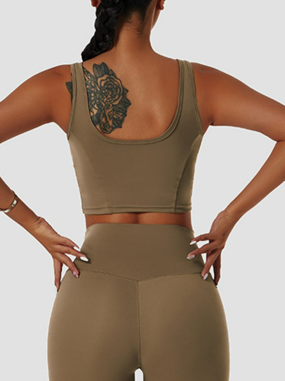 Breathable Seam Detail Sports Bra