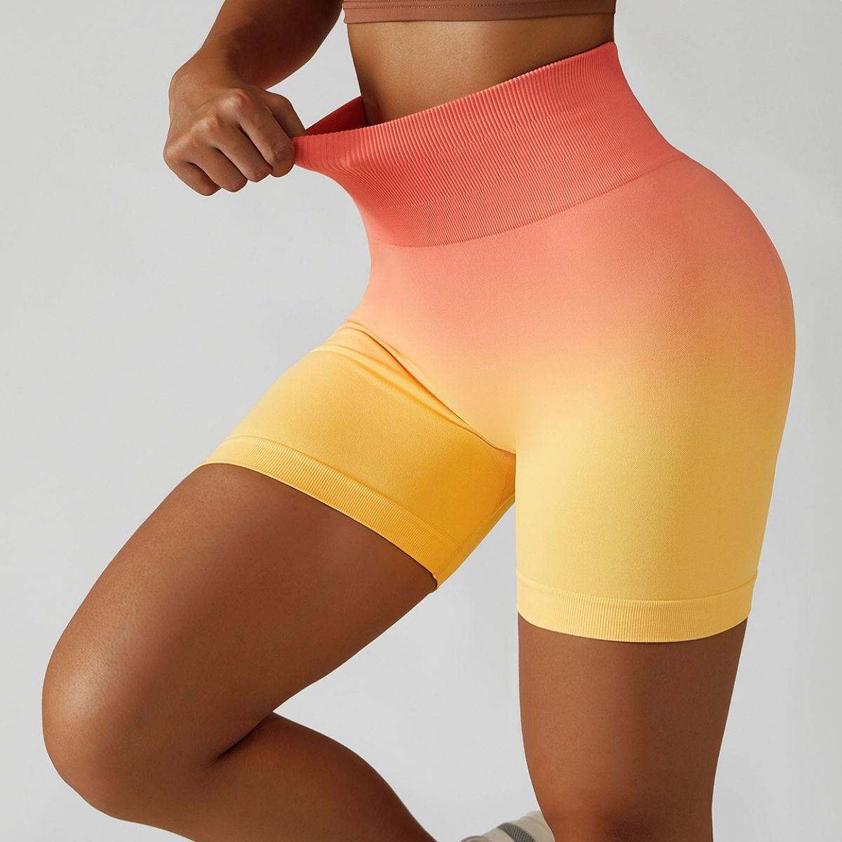 Gradient Seamless Biker Shorts