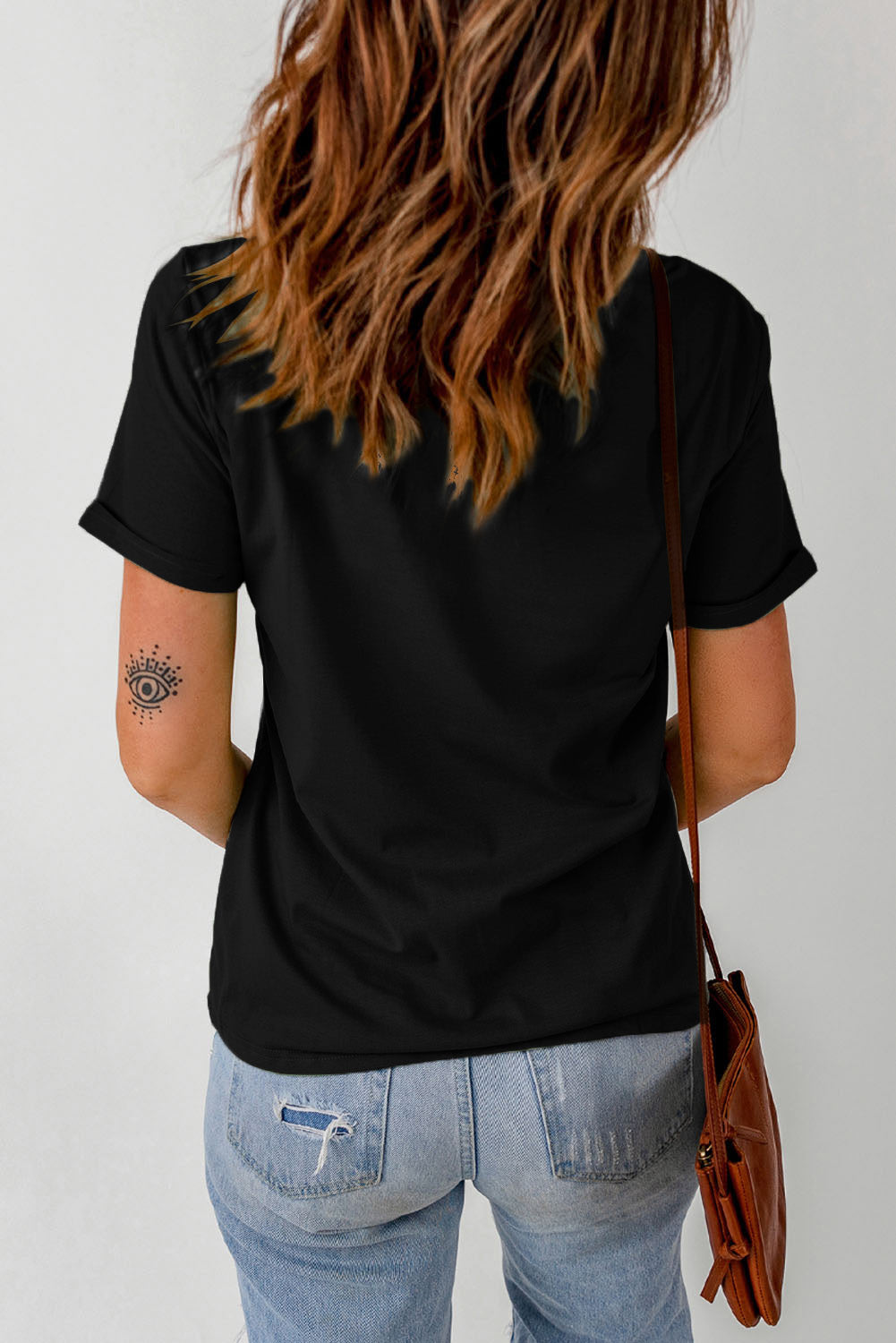 Gradient Snowflake Graphic T-Shirt