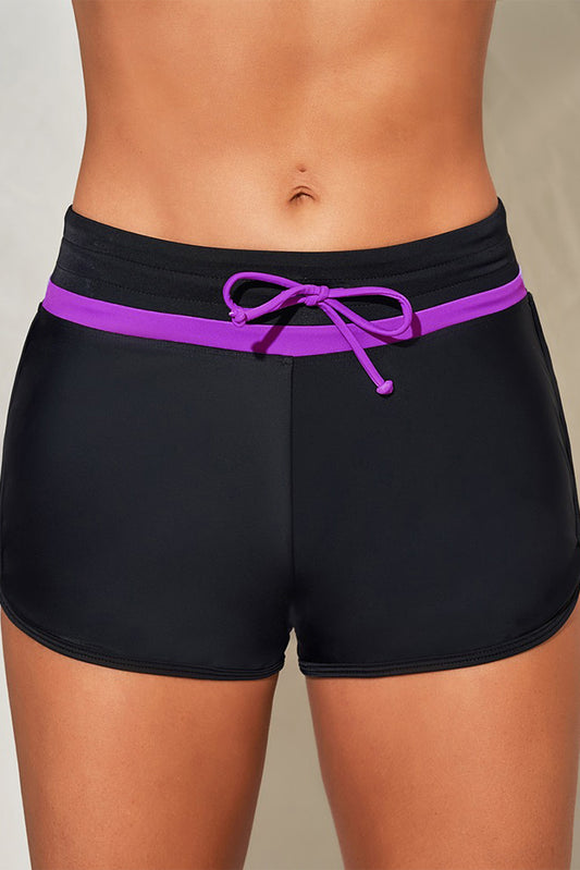 Drawstring Elastic Waist Shorts