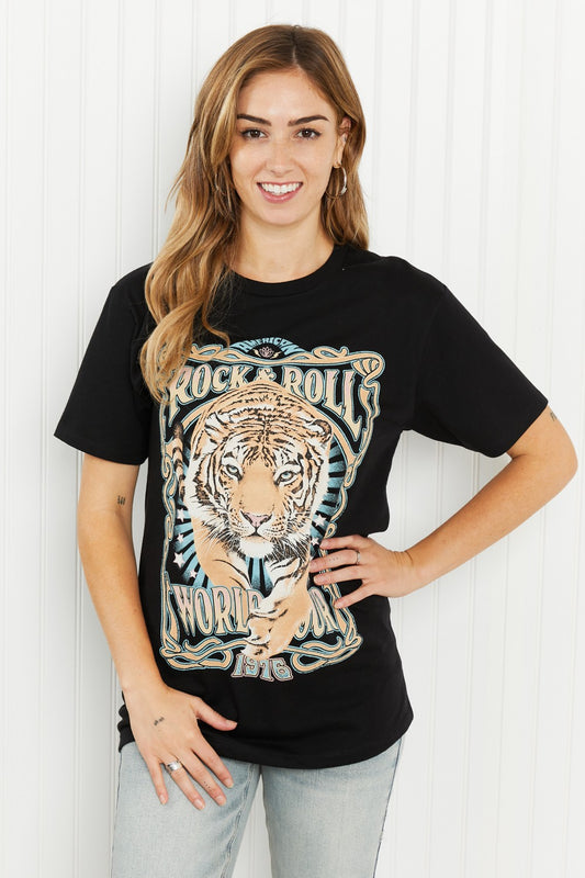 Lotus Fashion Rock & Roll World Tour 1976 Graphic Tee