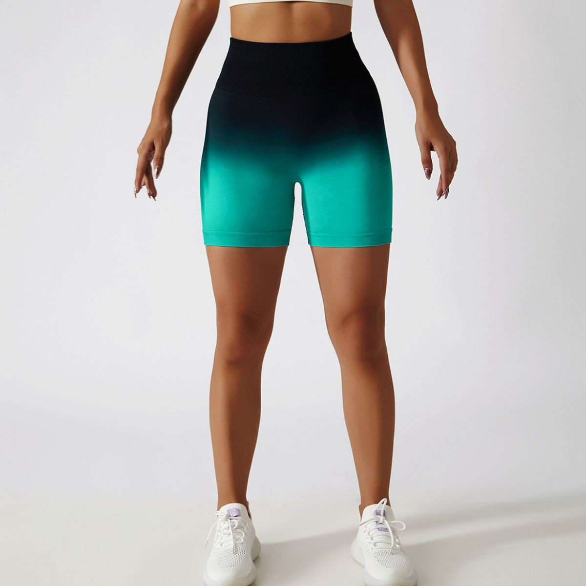 Gradient Seamless Biker Shorts