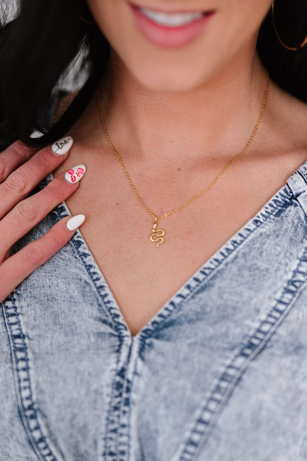 Sweet Temptations Snake Pendant Necklace
