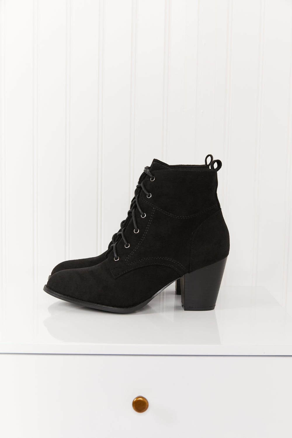 DDK Forever Fall Lace-Up Heeled Booties