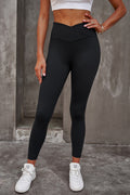 Crisscross Cropped Yoga Leggings