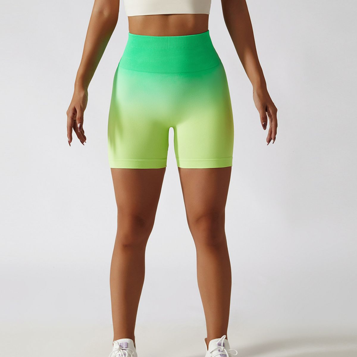Gradient Seamless Biker Shorts