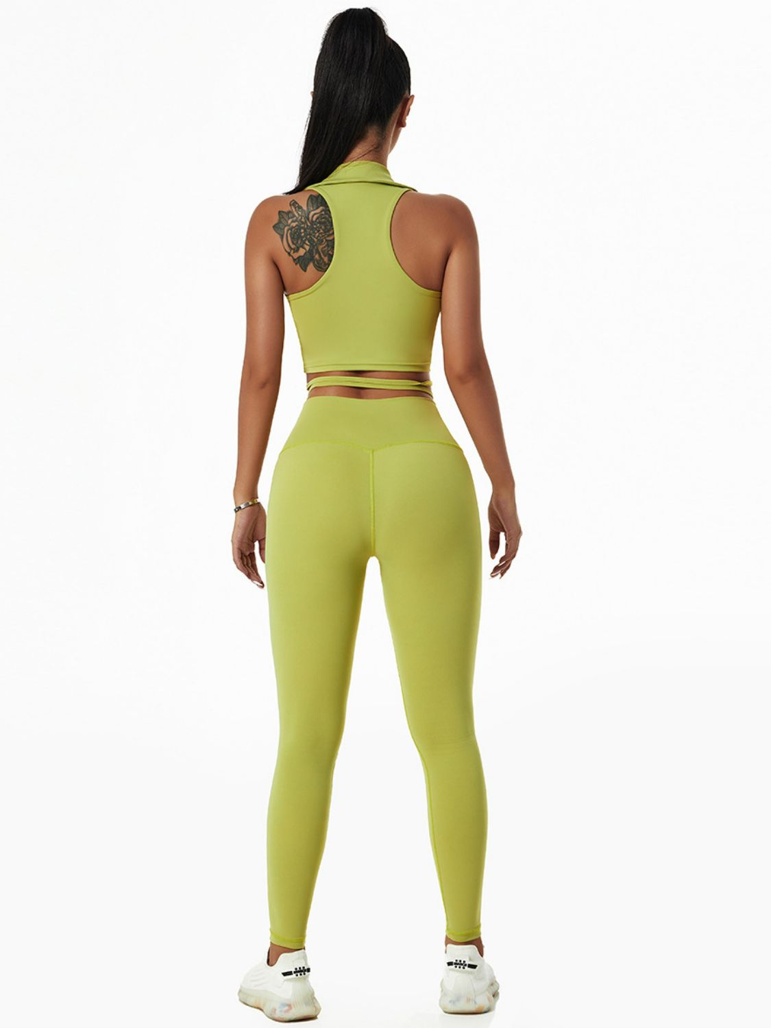 Breathable Drawstring Ruched Sports Leggings (Bottoms Only)