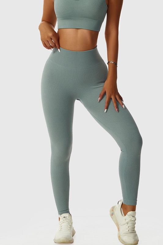 Feel Like Skin Ribbed Yoga Leggings