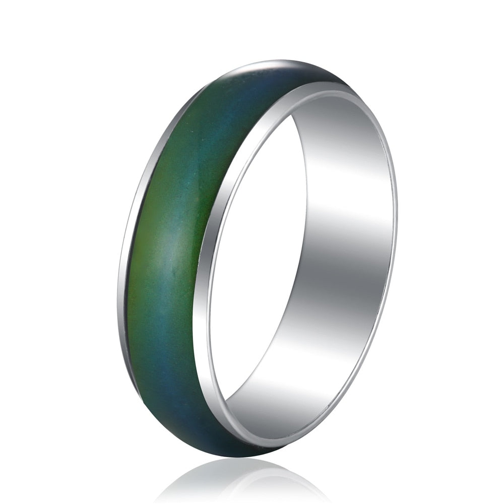 Classic Temperature Change Color Mood Ring Hot Sale Jewelry Smart Discolor Rings Best Gift For Friends Free Shipping