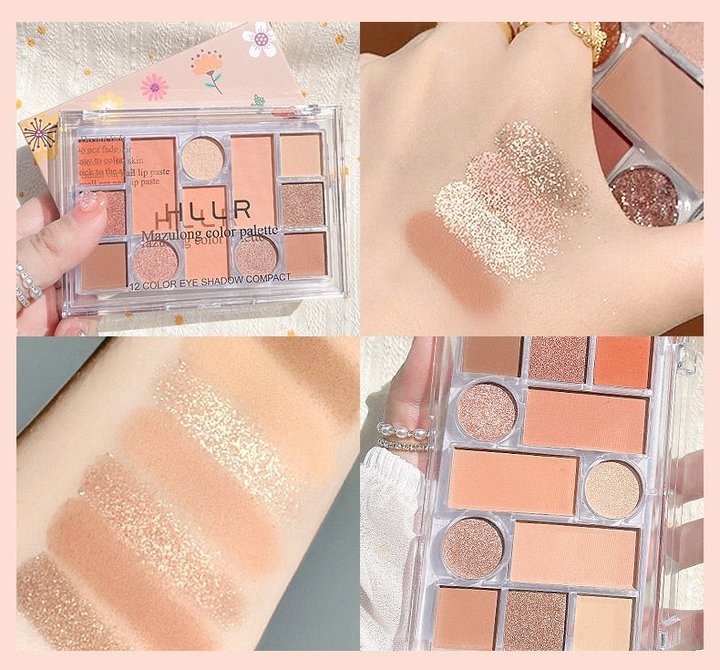 Glitter Cream Gliter for  Eye Shadow Waterproof Korean Makeup Eyeshadow Palette Make-up for Women Shiny Eyes Cosmetic Tools