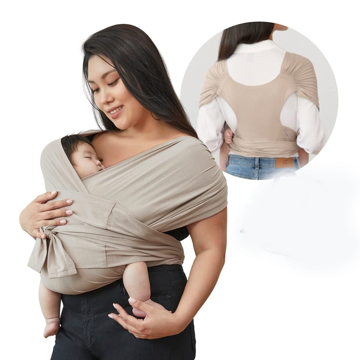 Baby Carrier Sling Wrap Multifunctional Four Seasons Universal Front Holding Type Simple X-shaped Carrying Artifact Ergonomic