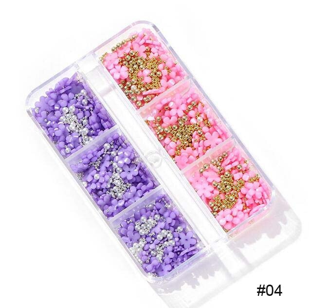 Nail Art Rhinestones Kit 2400pcs Nail Gems Ab Flatback Rhinestones Gems Stones with Storage Organizer for Design Bright Holiday