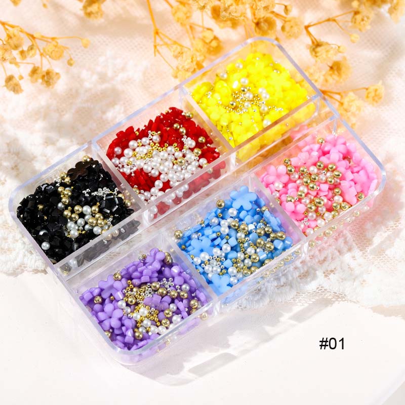 Nail Art Rhinestones Kit 2400pcs Nail Gems Ab Flatback Rhinestones Gems Stones with Storage Organizer for Design Bright Holiday