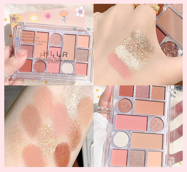 Glitter Cream Gliter for  Eye Shadow Waterproof Korean Makeup Eyeshadow Palette Make-up for Women Shiny Eyes Cosmetic Tools