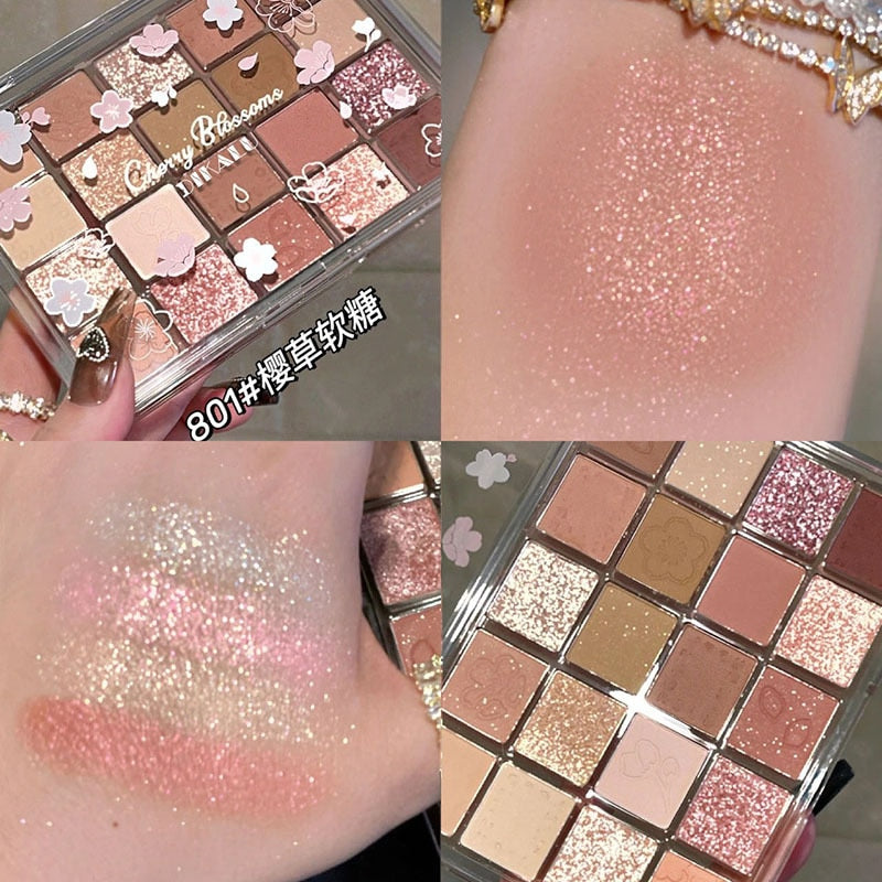 Glitter Cream Gliter for  Eye Shadow Waterproof Korean Makeup Eyeshadow Palette Make-up for Women Shiny Eyes Cosmetic Tools