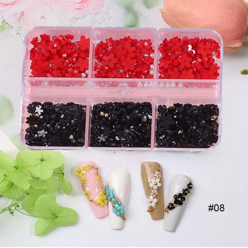 Nail Art Rhinestones Kit 2400pcs Nail Gems Ab Flatback Rhinestones Gems Stones with Storage Organizer for Design Bright Holiday