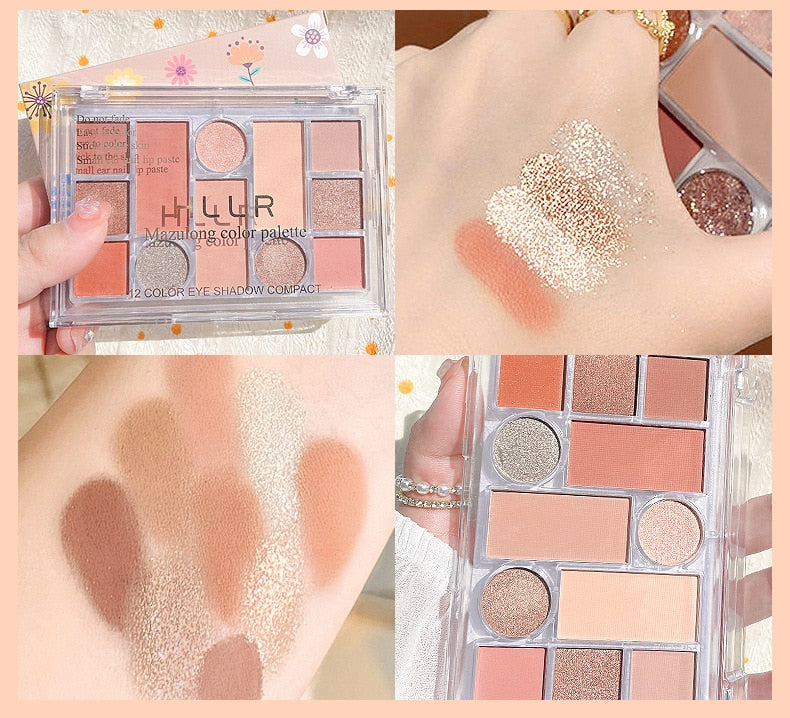 Glitter Cream Gliter for  Eye Shadow Waterproof Korean Makeup Eyeshadow Palette Make-up for Women Shiny Eyes Cosmetic Tools