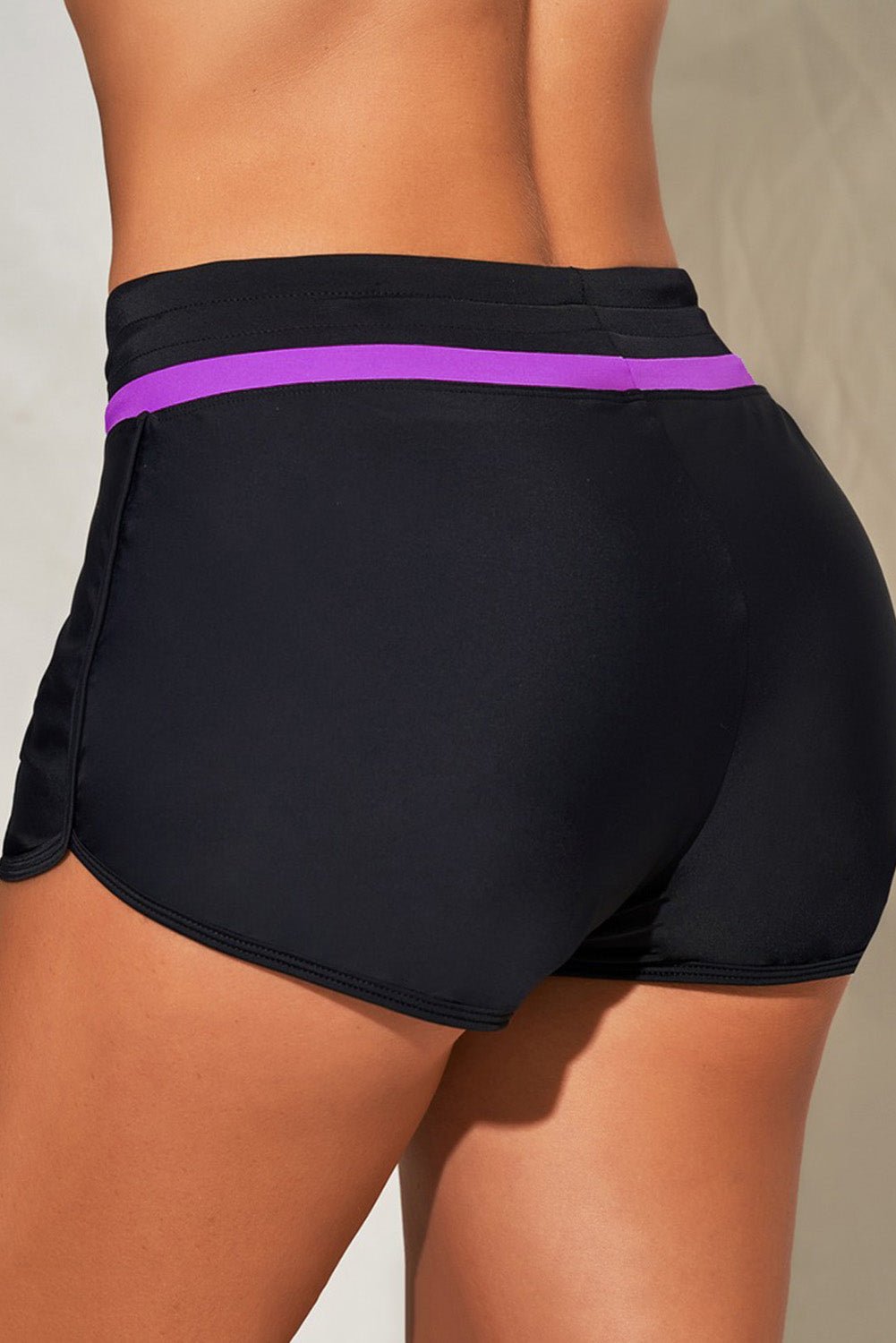 Drawstring Elastic Waist Shorts