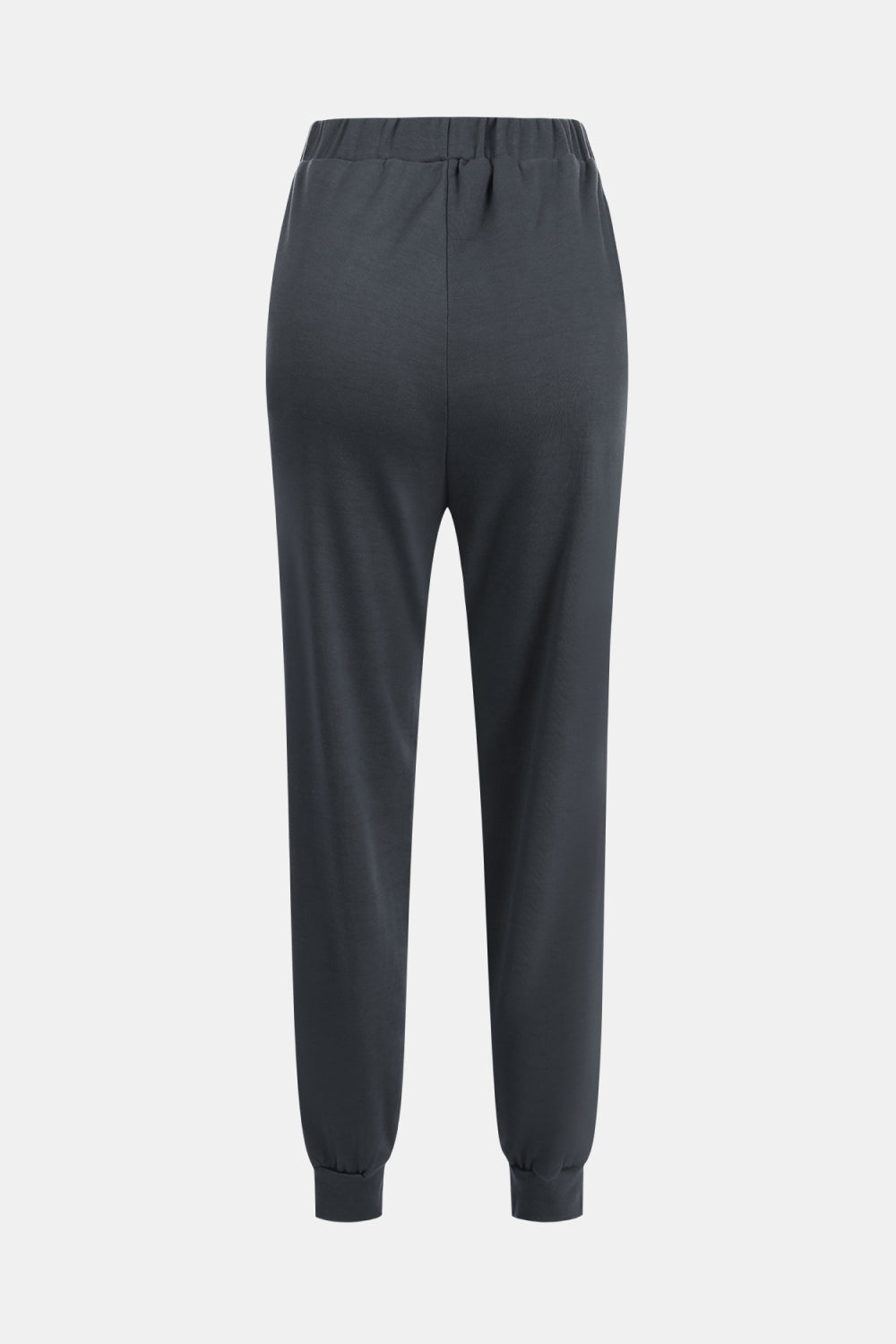 Zip Up Drawstring Cropped Hoodie and Pants Set