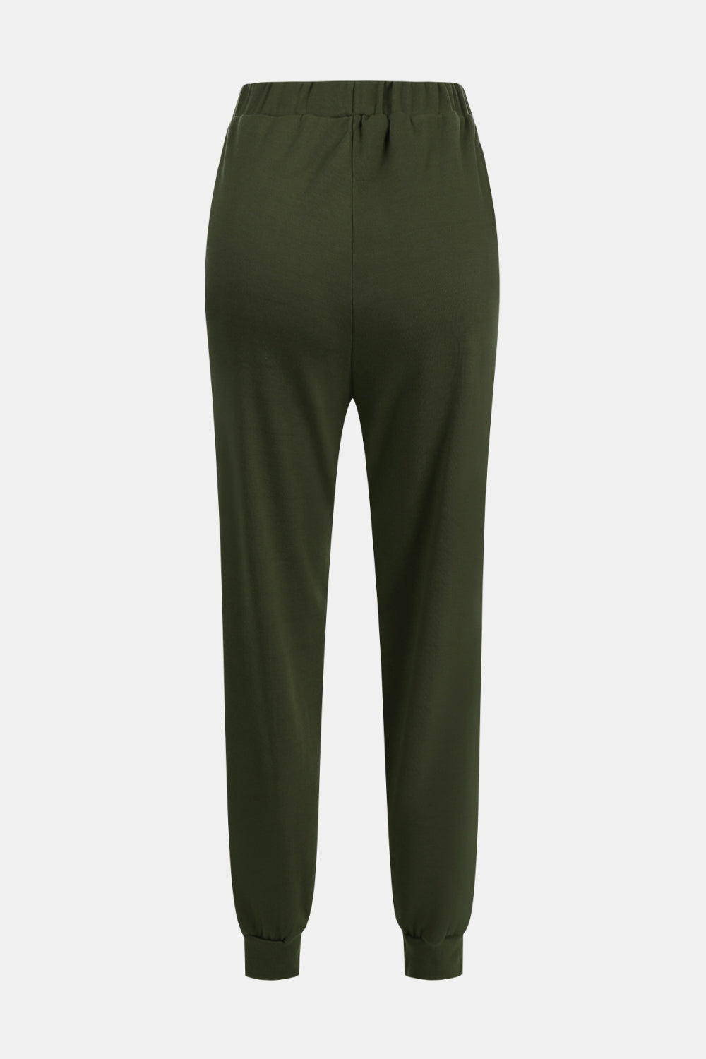 Zip Up Drawstring Cropped Hoodie and Pants Set
