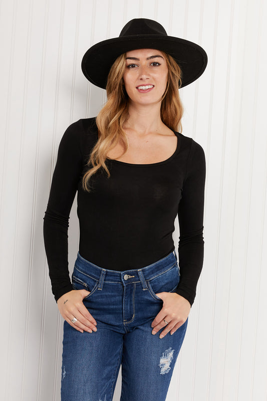 HYFVE Merlot Dreams Open Back Bodysuit