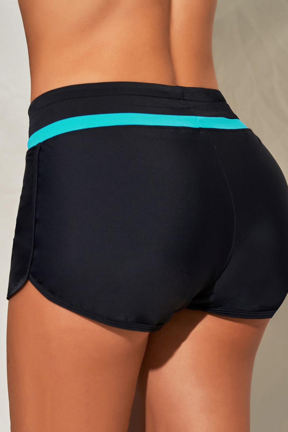 Drawstring Elastic Waist Shorts